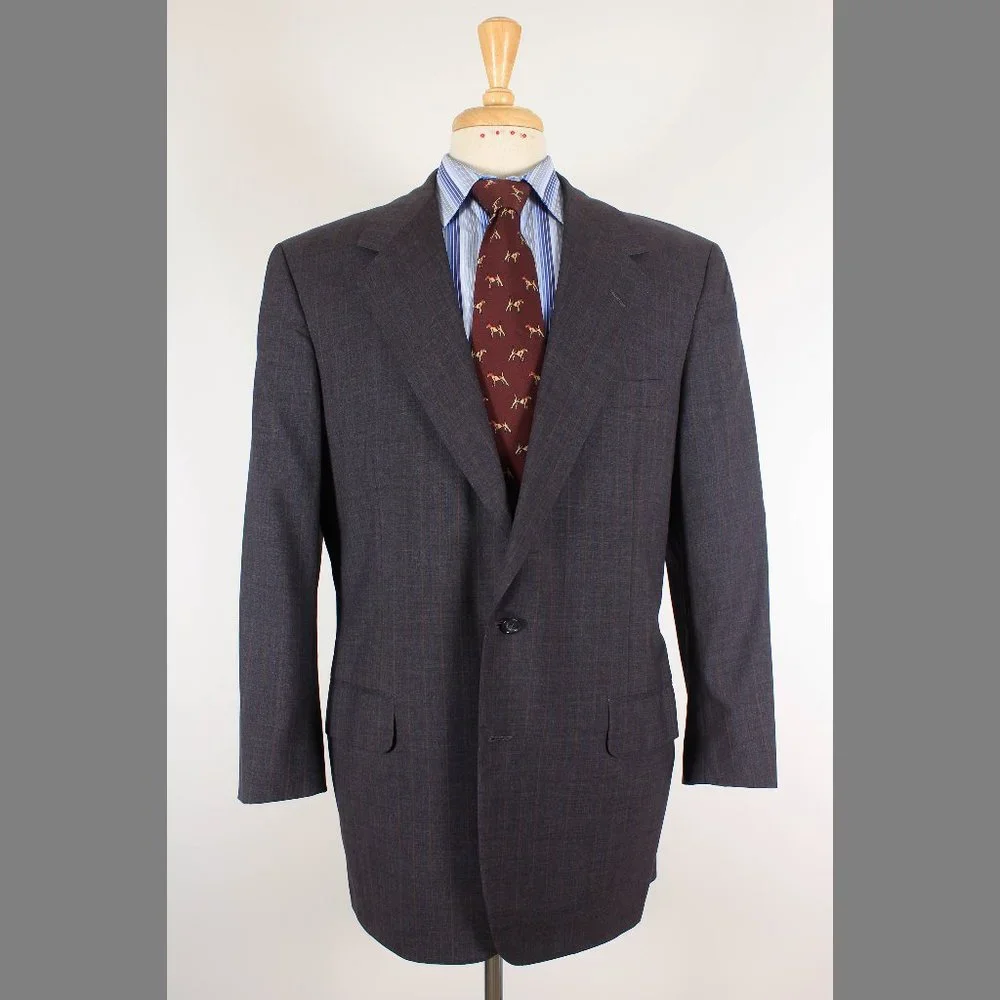 Oxxford 43R Gray Sport Coat B729